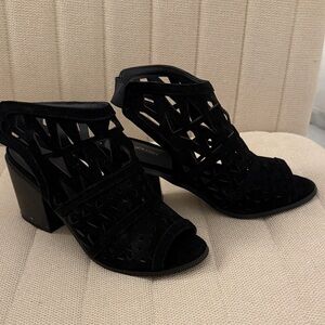 Sociology Black Cutout Ankle Booties
